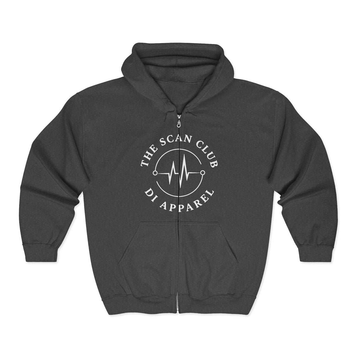 The Scan Club Full-Zip Hoodie Sweatshirt-Unisex