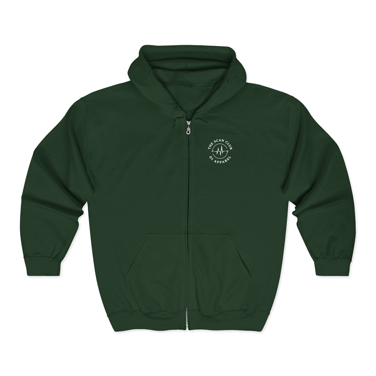Radiology Full-Zip Hoodie Sweatshirt-Unisex