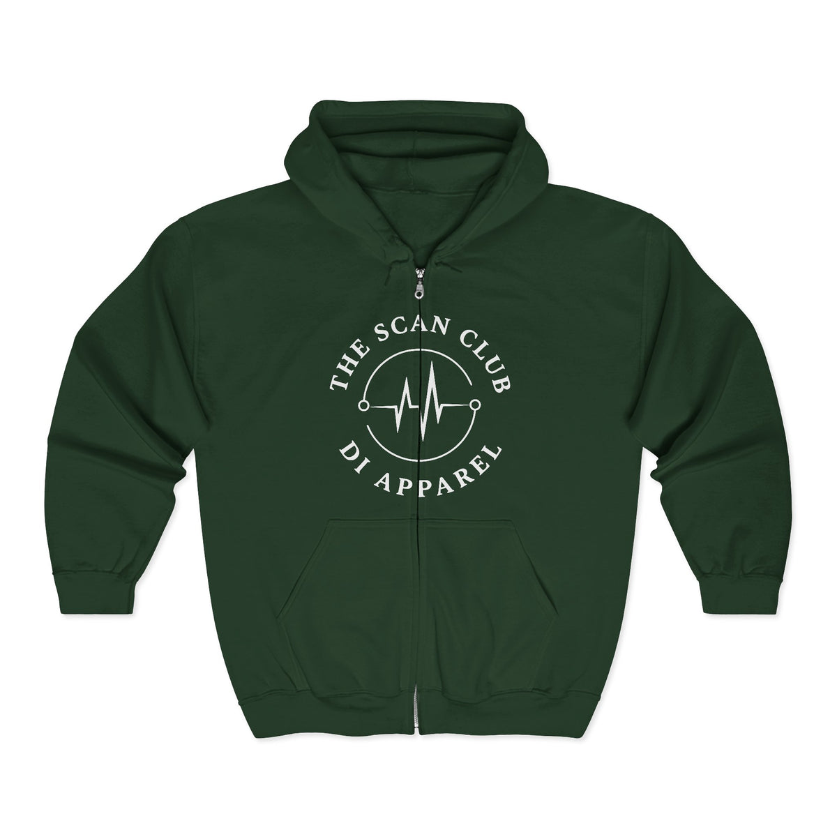 The Scan Club Full-Zip Hoodie Sweatshirt-Unisex