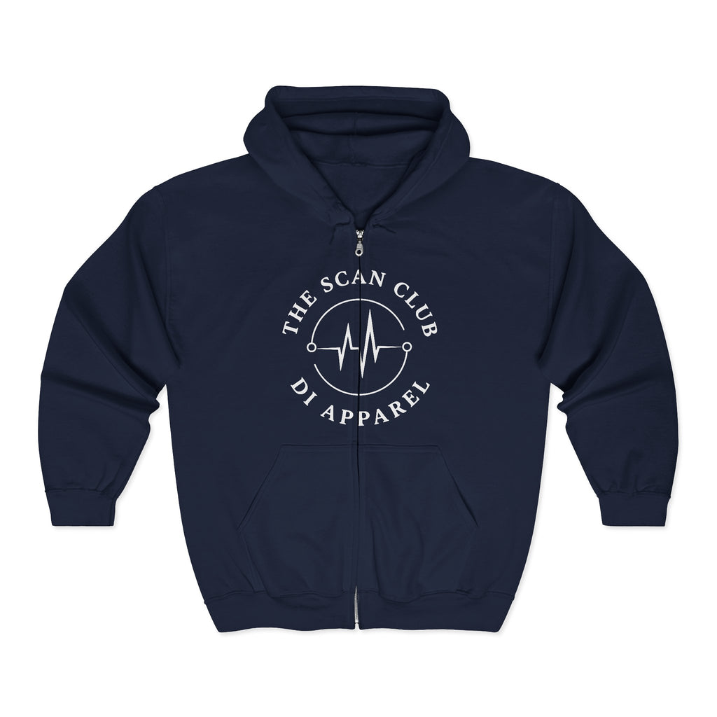 The Scan Club Full-Zip Hoodie Sweatshirt-Unisex