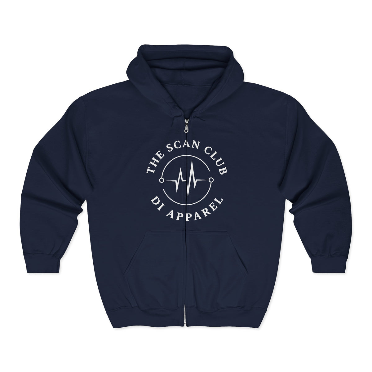 The Scan Club Full-Zip Hoodie Sweatshirt-Unisex