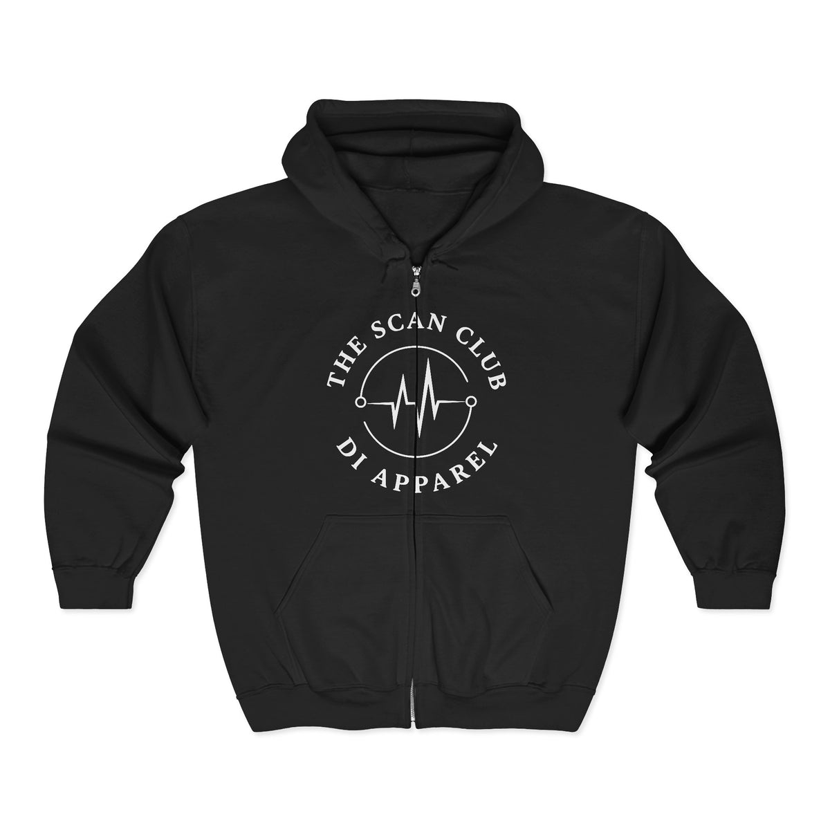 The Scan Club Full-Zip Hoodie Sweatshirt-Unisex